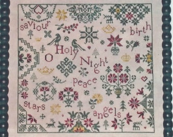Simple Gifts - Silent Night by Praiseworthy Stitches - Counted cross stitch pattern - Hard copy