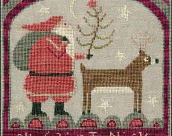 Ol' St Nick by Teresa Kogut XS191 - Counted cross stitch pattern - Hard copy