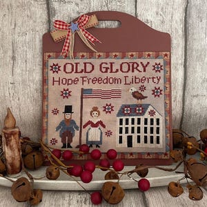 Old Glory by Mani di Donna - Counted cross stitch pattern - Hard copy