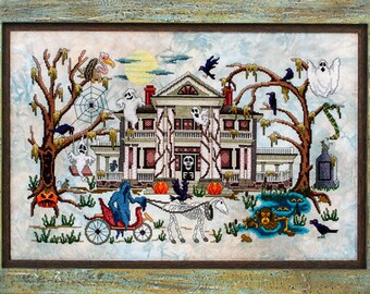 Phantom Plantation by Glendon Place - Counted cross stitch pattern - Hard copy