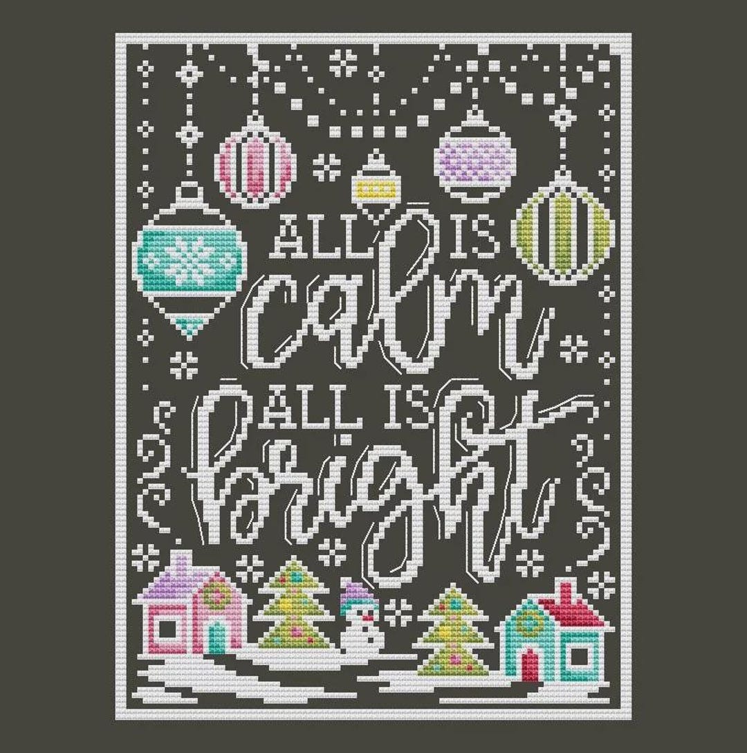 All is Calm by Shannon Christine Designs - Counted Cross Stitch Pattern ...