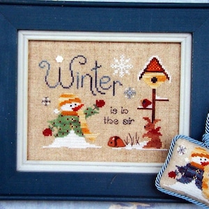 Winter is in the Air by Brittercup Designs - Counted cross stitch pattern - Hard copy