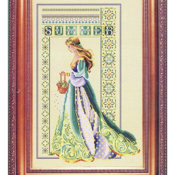 Celtic Summer by Lavender & Lace Marilyn Leavitt-Imblum - Counted cross stitch pattern - Hard copy