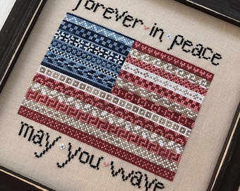 Forever In Peace by Sweet Wing Studio - Counted cross stitch pattern - Hard copy