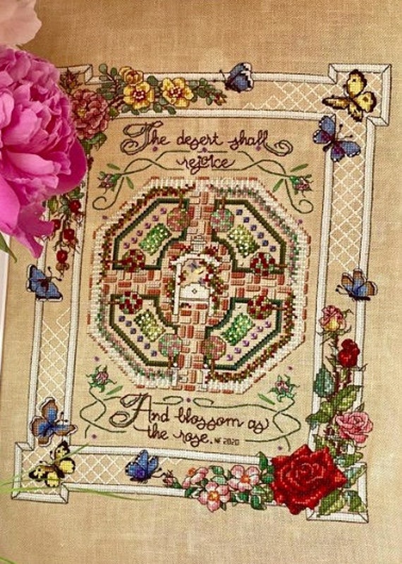Rose Garden by Sandy Orton - Kooler Design Studio - Counted Cross
