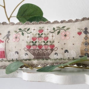 Une Bergere Au Printemps by Tralala - Counted cross stitch pattern - Hard copy