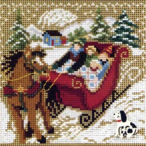 Through the Woods by Mill Hill - Christmas Village MH14-0305 - Beaded cross stitch kit