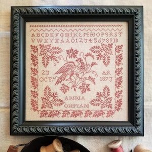 Anna Ohman 1873 by Lila&#39;s Studio - Counted cross stitch pattern - Hard copy