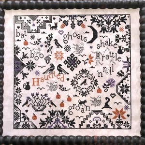 Simple Gifts - Haunted by Praiseworthy Stitches - Counted cross stitch pattern - Hard copy