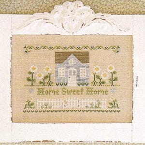 Daisy Lane Cottage by Little House Needleworks - Counted cross stitch pattern - Hard copy