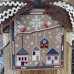 Winter Cottages by Jan Hicks Creates - Counted cross stitch pattern - Hard copy