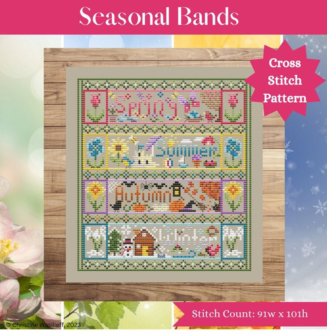 Seasonal Bands by Shannon Christine Designs - Counted Cross Stitch ...
