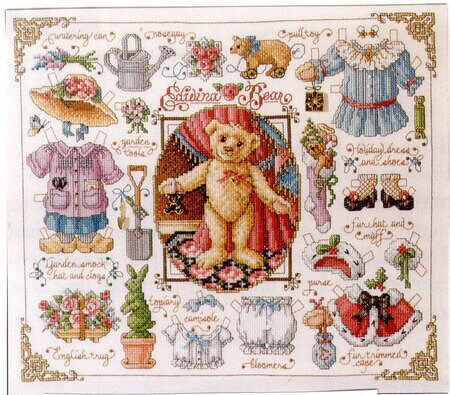 Teddy Bear Paper Doll by Kooler Design Studio - Design by Sandy