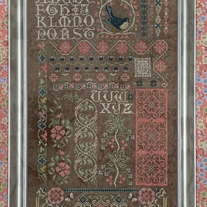 Hawthorne Hill Sampler by Rosewood Manor - Counted cross stitch pattern - Hard copy