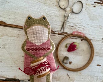 Lily Kreuzstich Stickmuster von Stacey Nash Designs Animal Crackers Serie
