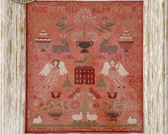 Wren Sampler by Teresa Kogut XS4024 - Counted cross stitch pattern - Hard copy