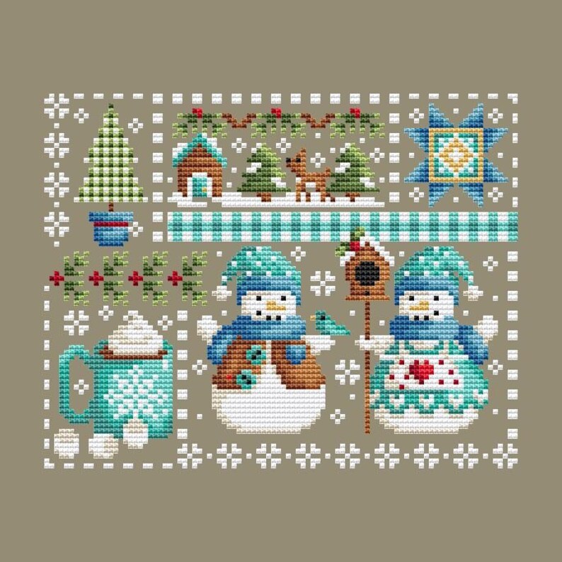Winter Snow Fun by Shannon Christine Designs - Counted Cross Stitch ...
