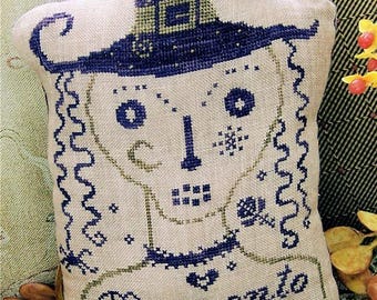 Goode Witch Matilda by Miss Prim - Counted cross stitch pattern - Hard copy