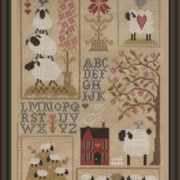 Histoires De Moutons 3 by Jardin Prive - Counted cross stitch pattern - Hard copy