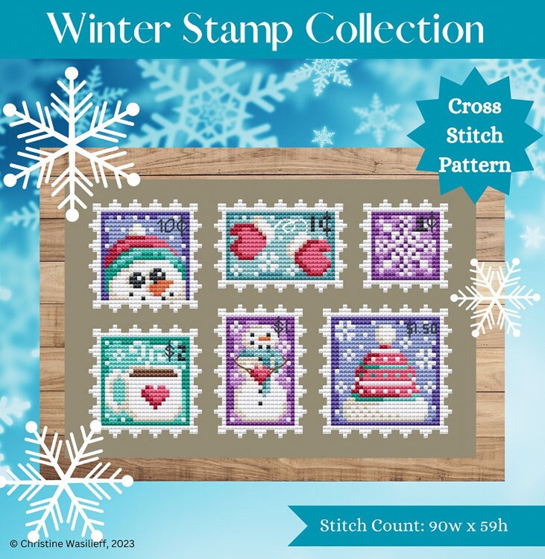 Winter Stamp Collection by Shannon Christine Designs - Counted Cross ...