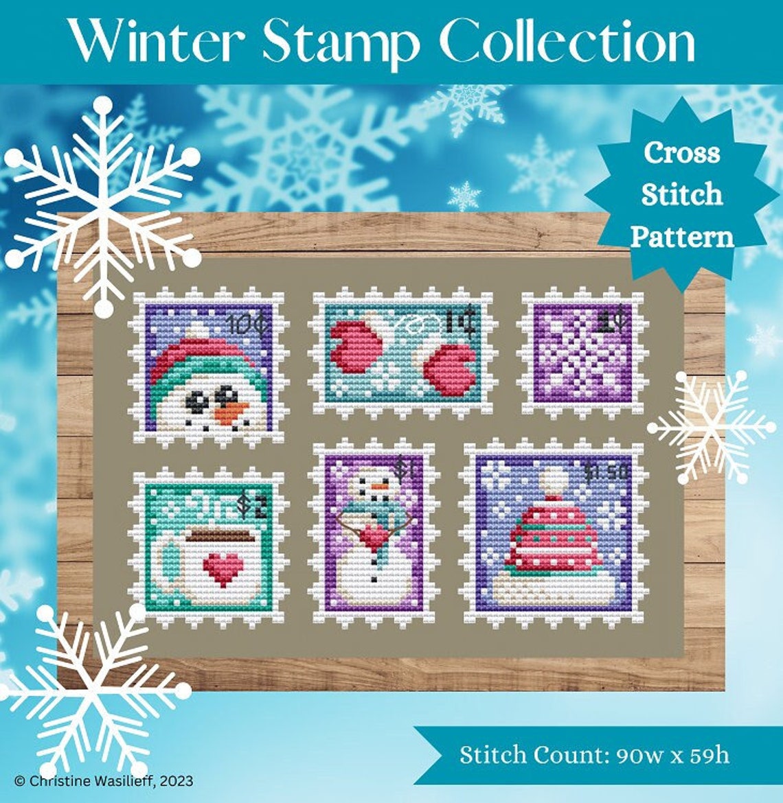 Winter Stamp Collection by Shannon Christine Designs - Counted Cross ...
