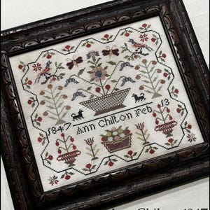 Ann Chilton 1847 by The Scarlett House - Counted cross stitch pattern - Hard copy
