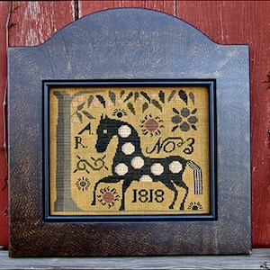 Spot the Horse by Carriage House Samplings - Counted cross stitch pattern - Hard copy