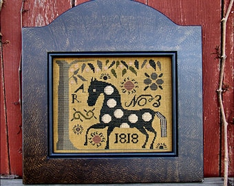 Spot the Horse by Carriage House Samplings - Counted cross stitch pattern - Hard copy