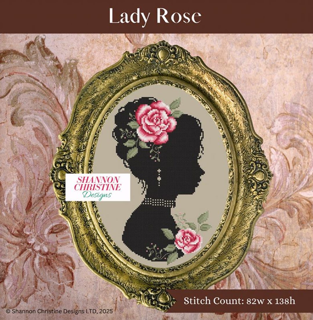 Lady Rose by Shannon Christine Designs - Counted Cross Stitch Pattern ...