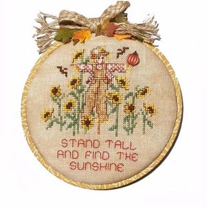 Stand Tall by Sue Hillis Designs - Hoop De Doo - Counted cross stitch pattern - Hard copy