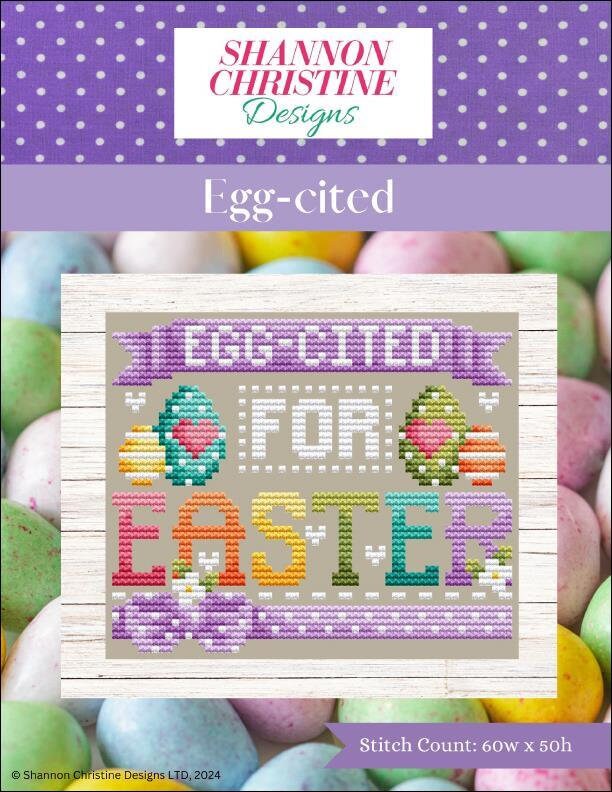 Egg-cited by Shannon Christine Designs - Counted Cross Stitch Pattern ...