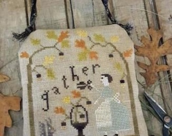 Gather by Pineberry Lane - Counted cross stitch pattern - Hard copy