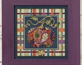 Paisley Pumpkin by Mill Hill - Beaded Cross Stitch Kit - Etsy