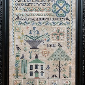 Owlsmoor Cottage by Rosewood Manor - Counted cross stitch pattern - Hard copy