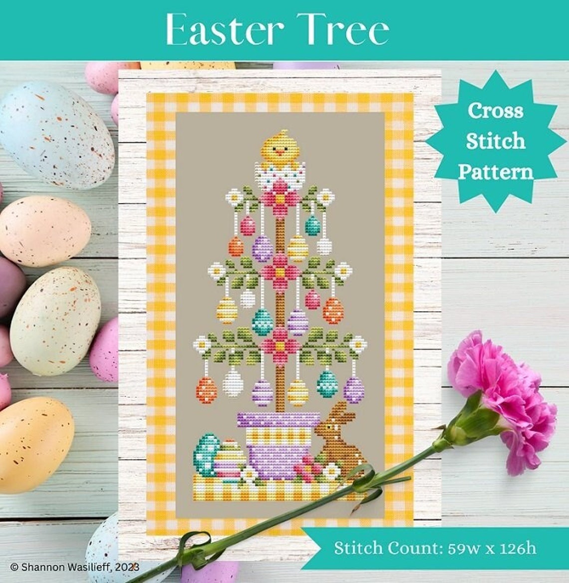 Easter Tree by Shannon Christine Designs Counted Cross Stitch Pattern ...