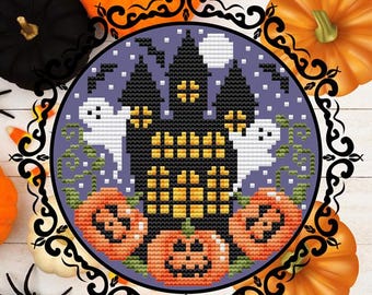 Spooky Night by Shannon Christine Designs - Counted cross stitch pattern - Hard copy