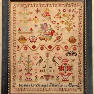 Susanna Lynch 1862 by Lila&#39;s Studio - Counted cross stitch pattern - Hard copy