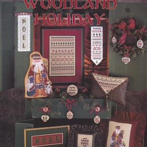 Woodland Holiday von Mill Hill - Kreuzstich-Musterbüchlein
