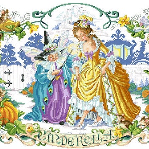 Cinderella by Sandy Orton - Kooler Design Studio - Counted cross stitch pattern - Hard copy