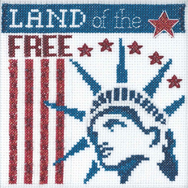 Land of the Free by Mill Hill - Beaded cross stitch kit