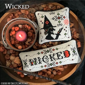 Wicked by Calico Confectionery - Counted cross stitch pattern - Hard copy