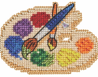 Painter's Palette by Mill Hill MH18-2415 - Beaded cross stitch kit