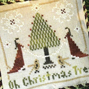 Oh Christmas Tree by Little House Needleworks - The Sampler Tree Ornament Series - Counted cross stitch printed pattern