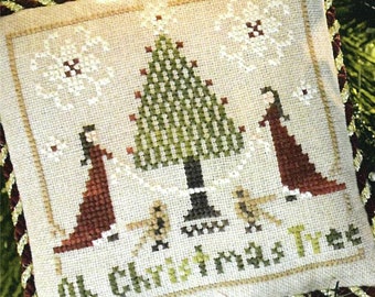 Oh Christmas Tree by Little House Needleworks - The Sampler Tree Ornament Series - Counted cross stitch printed pattern