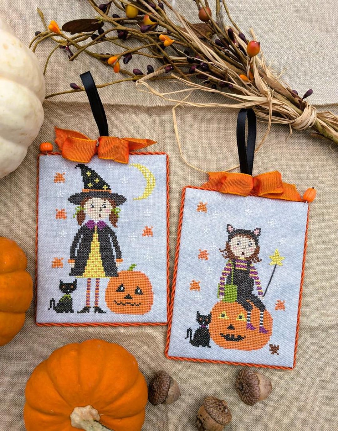 Trick or Treat by Lila's Studio Counted Cross Stitch Pattern Hard Copy Etsy