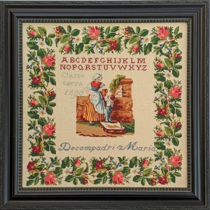 Maria Decompadri 1896 by Lila&#39;s Studio - Counted cross stitch pattern - Hard copy