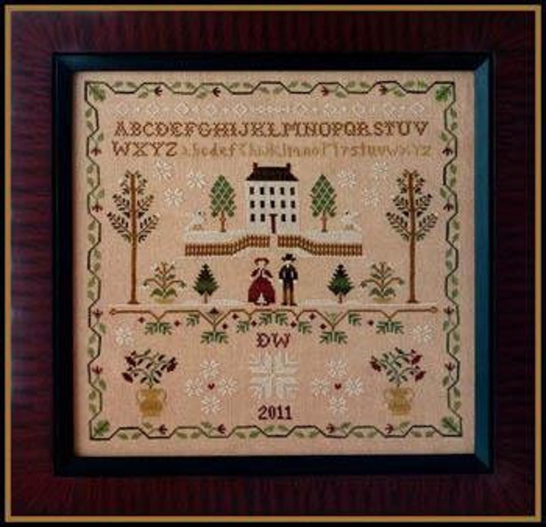 New England Winter Sampler by Little House Needleworks - Counted Cross ...