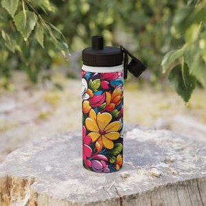 Sassy Flowers Insulated Stainless Steel Water Tumbler