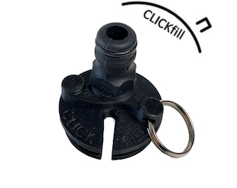 Der CLICKfill-Adapter, zum füllen der Wassertanks auf Yachten und Sportbooten in der Marina. Doppelpack für die gängigen Größen.