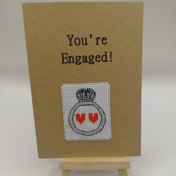 Engaged Cross Stitch Etsy